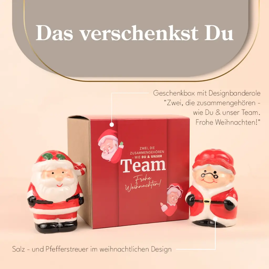 Salz- & Pfefferstreuer "Zwei, die zusammengehören!"