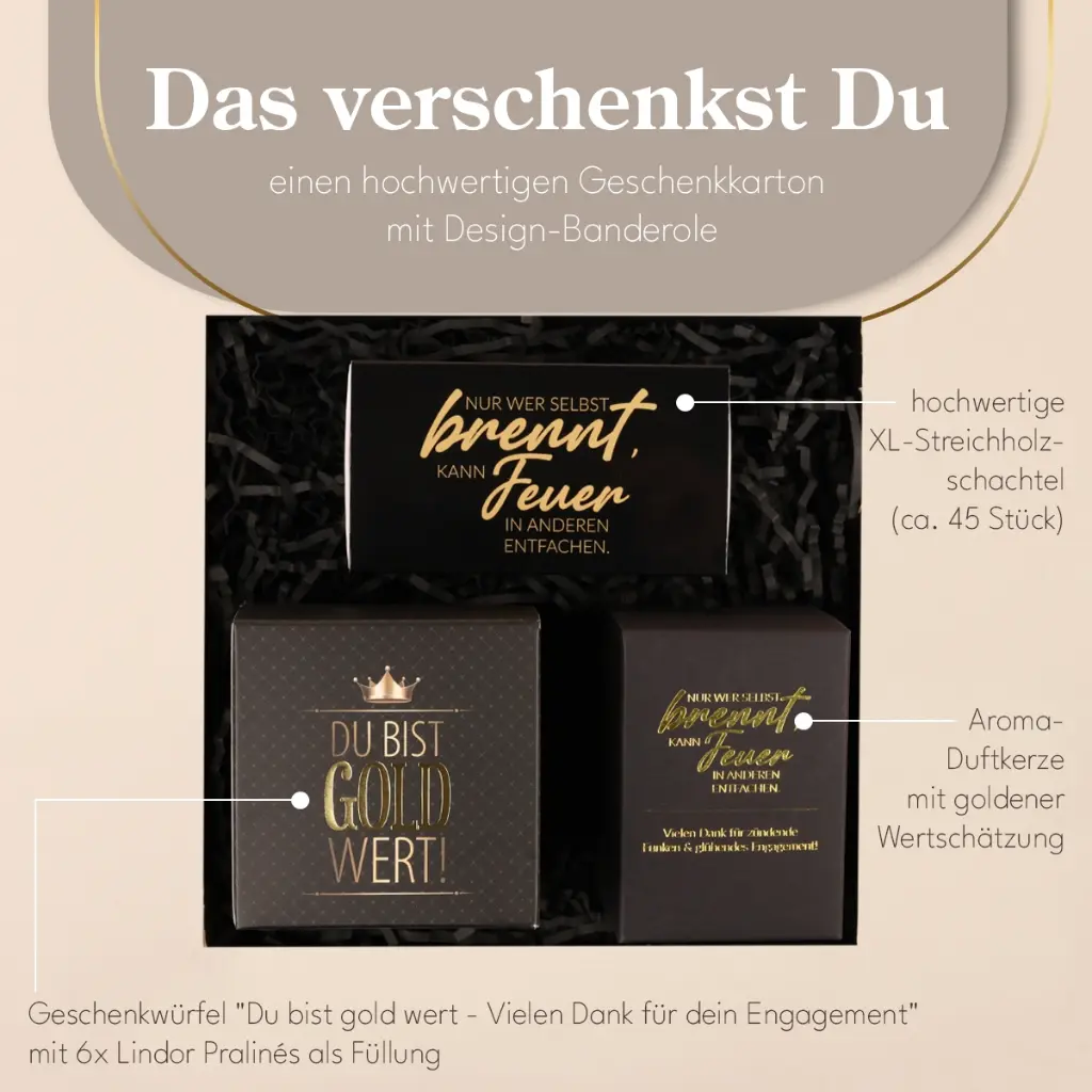 Geschenkset "Zündende Funken"