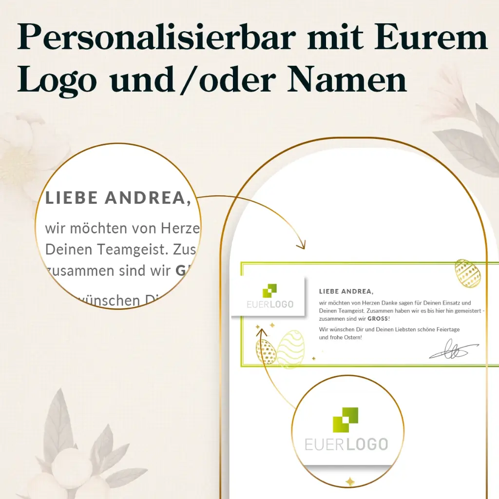 Wir sind zusammen GROSS – merci Ostern