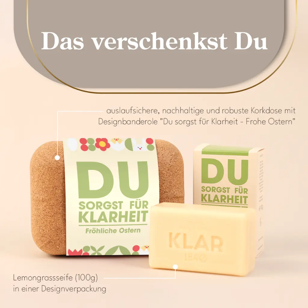 Weihnachtsseife "Du sorgst für Klarheit"