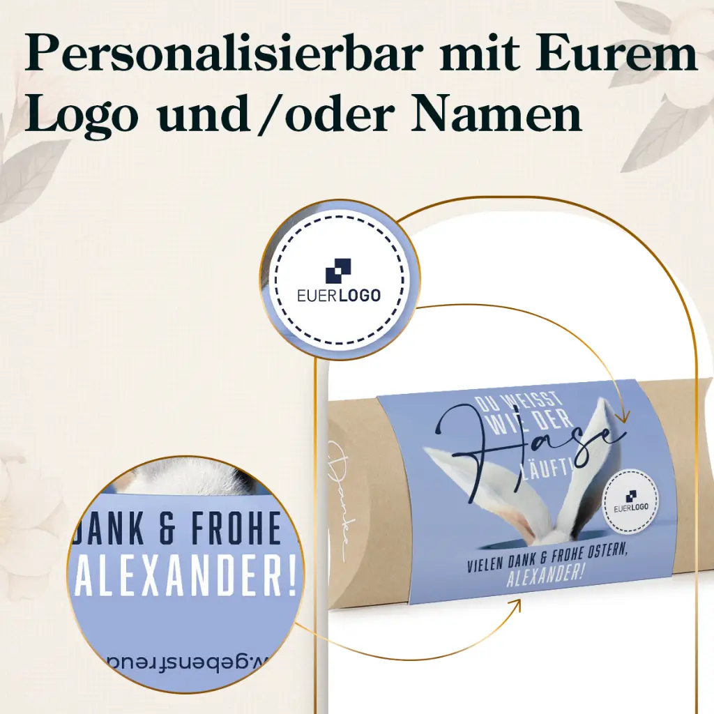 Pillowbox "Du weißt wie der Hase läuft"