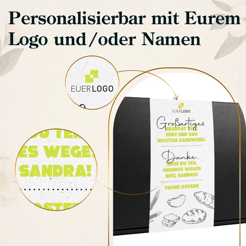 Geschenkset "kleine Brotzeit"- Ostern