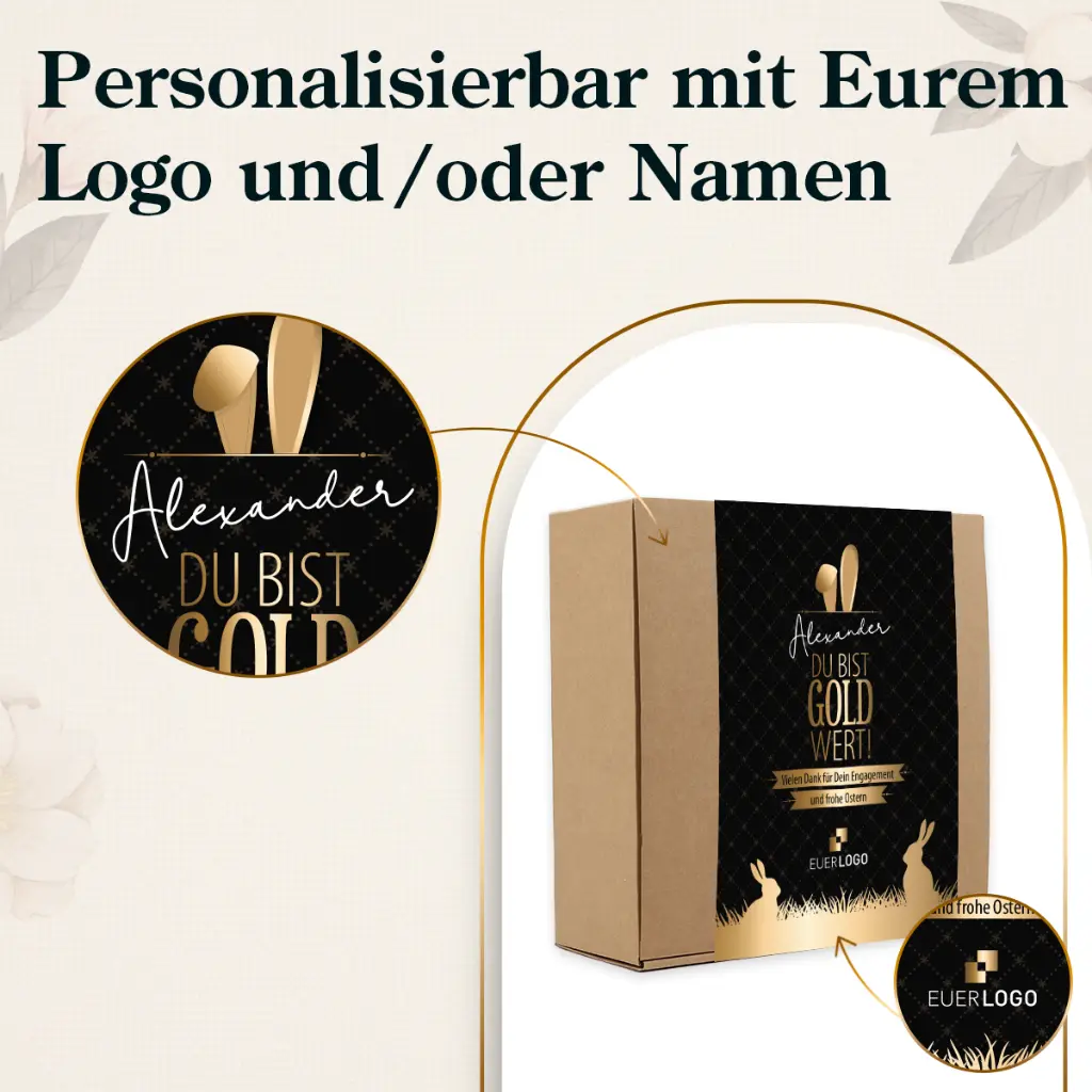 Ostern-Set "Du bist gold wert"