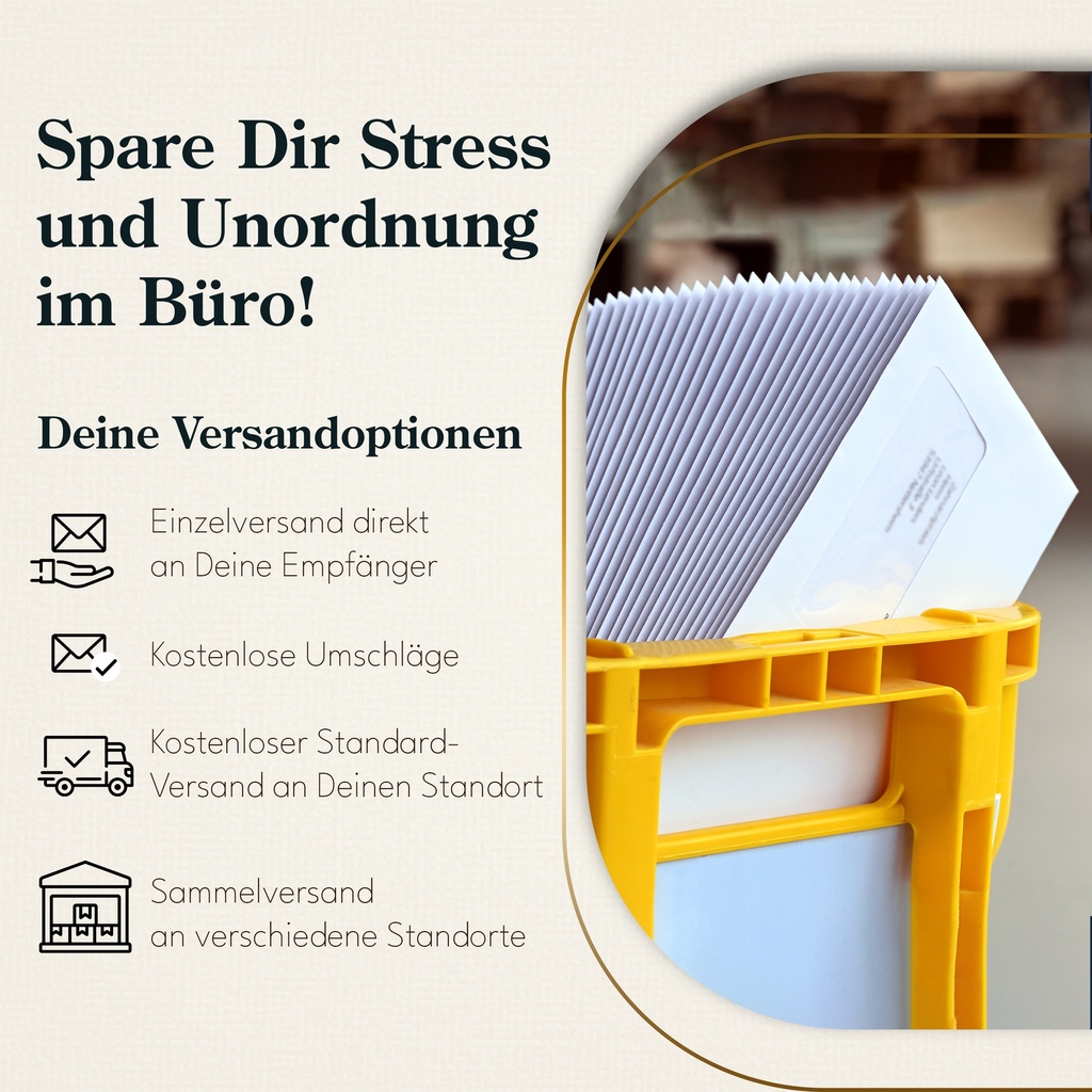 Karte: Glücklich - Kleeblatt