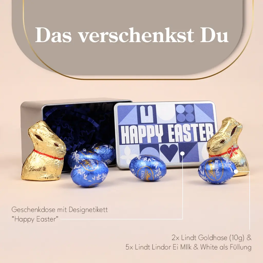 Geschenkdose "Happy Easter" - Lindt