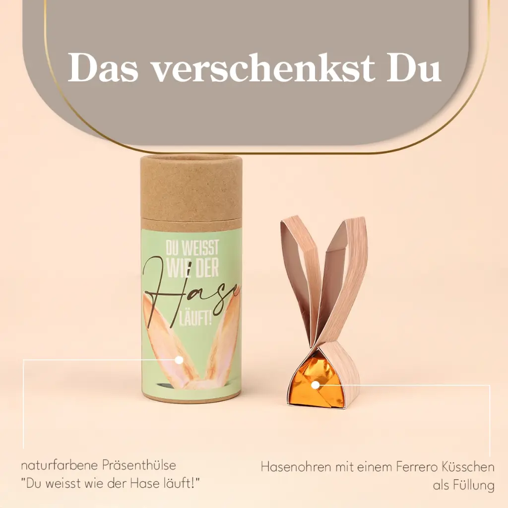 Präsenthülse Osterhase - Ferrero Küsschen