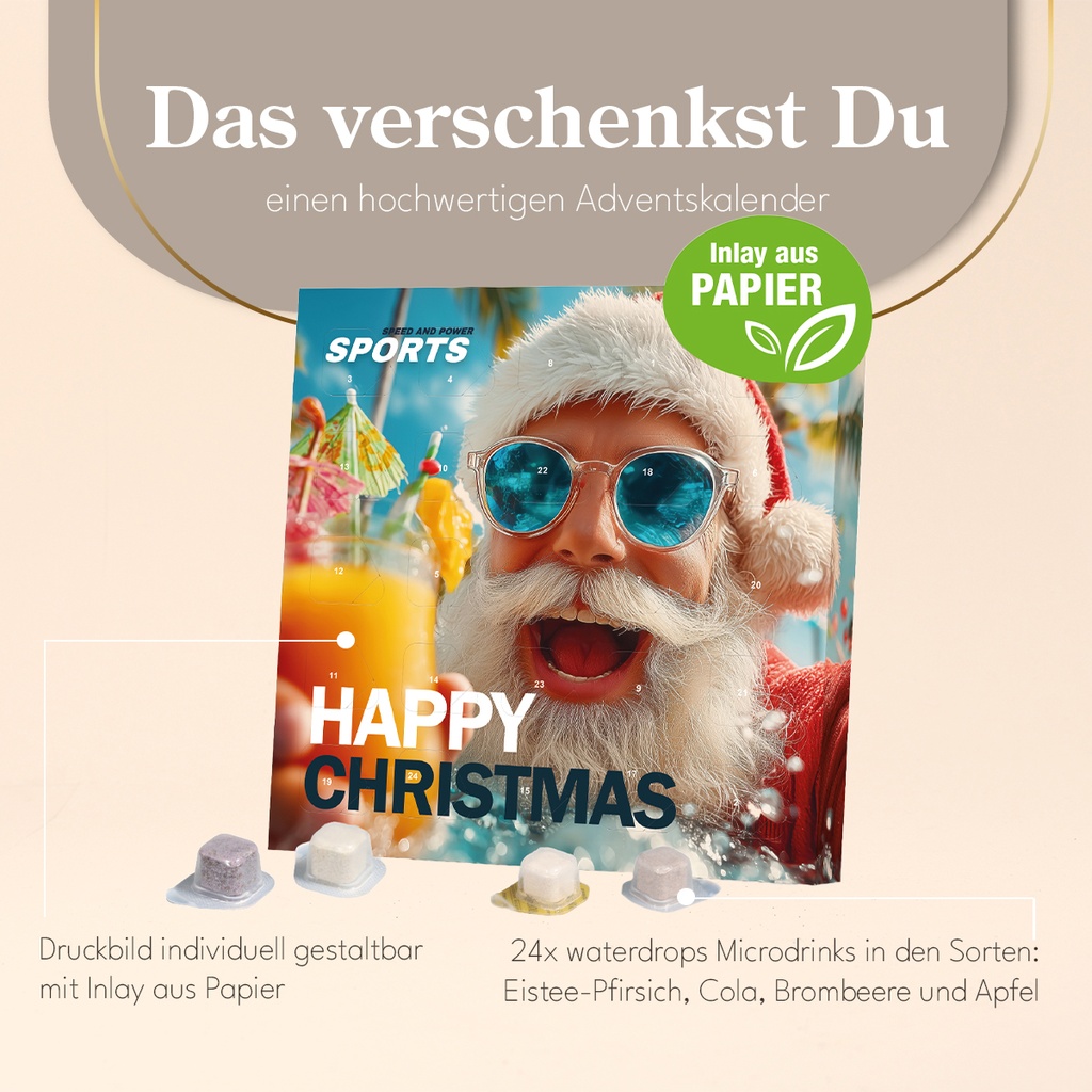 3D Adventskalender "Container" mit Milka Schokolade
