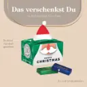 Geschenkbox Mini Weihnachtsmütze, Lindt Schokotäfelchen