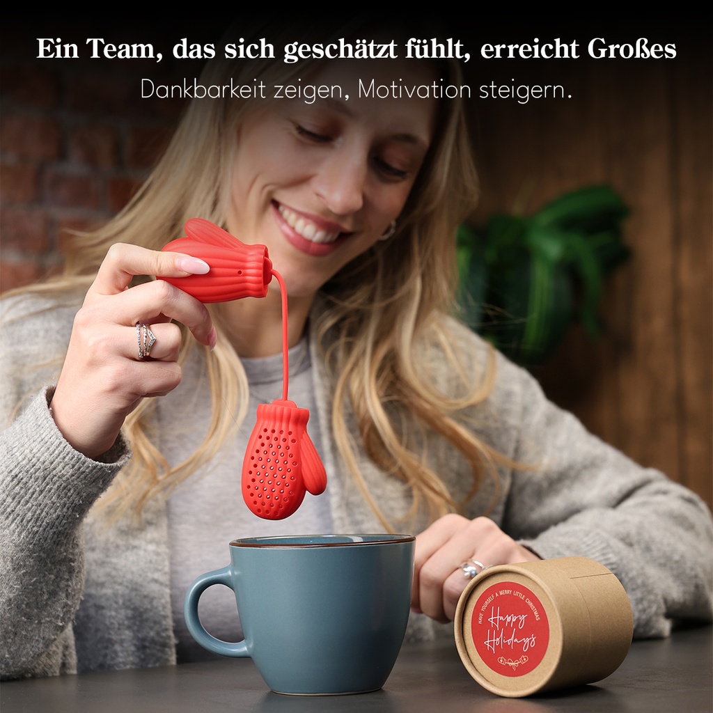 Teesieb "Handschuhe"