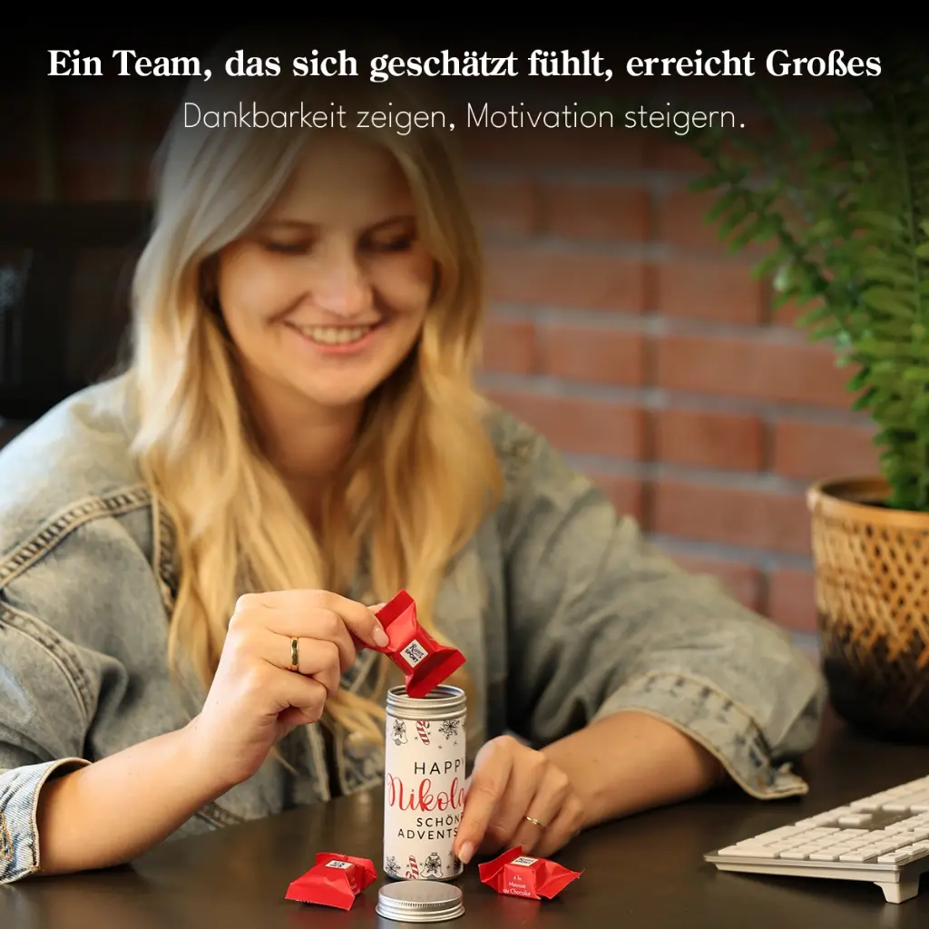 Präsenthülse "Happy Nikolaus" - Ritter Sport