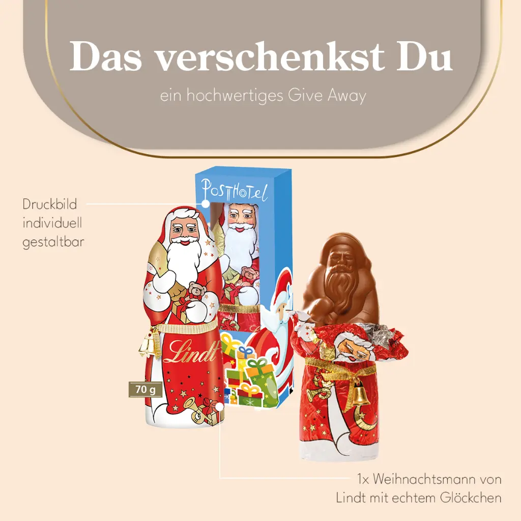 Lindt Weihnachtsmann mit Glöckchen (70g)