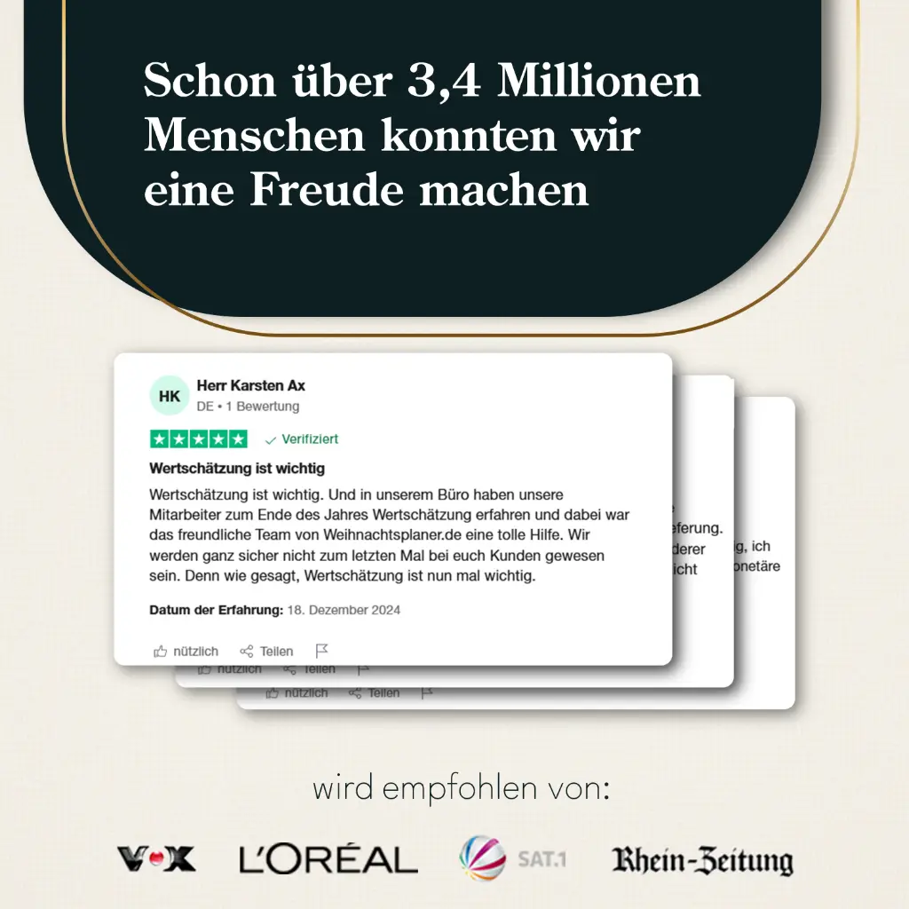 Riesen Dankeschön
