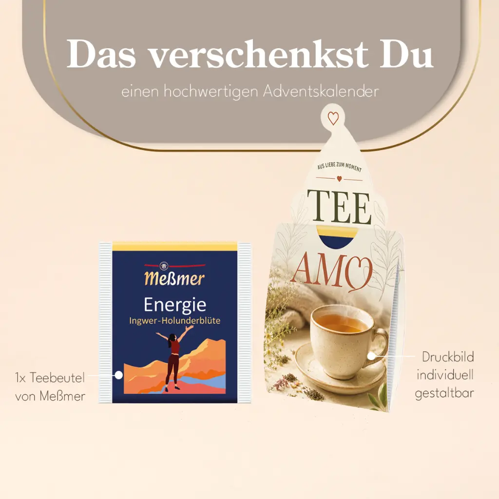 Tee Amo Meßmer Tee Energie Ingwer-Holunderblüte 
