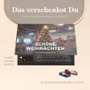 Premium Tisch Adventskalender Flip Cover Querformat Sarotti Schokotäfelchen 