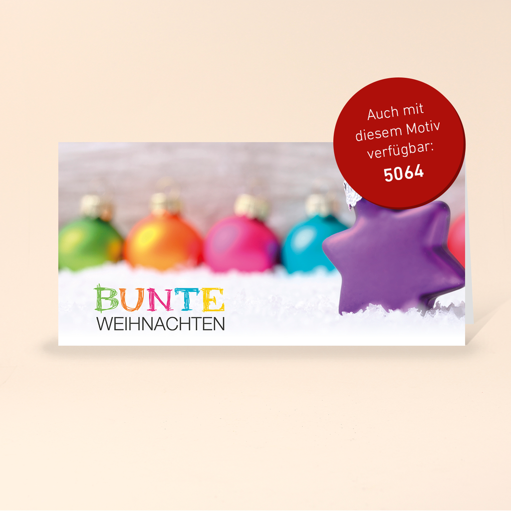 Rund und bunt - Stern