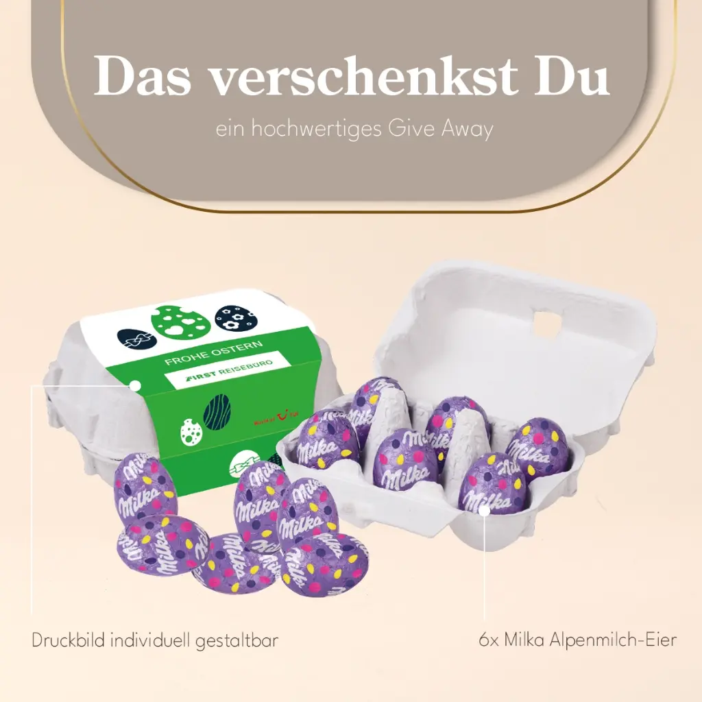 Schoko-Eier 6er-Set, Milka