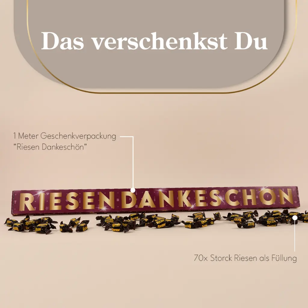 Riesen Dankeschön XXL - Storck Riesen