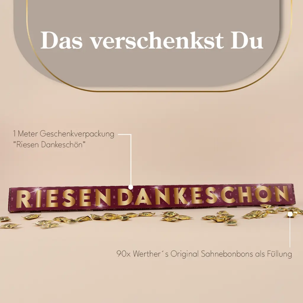 Riesen Dankeschön XXL - Werther´s Original