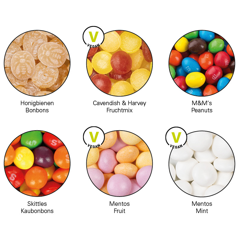 Papierdose Eco Maxi mit Honig Bonbon