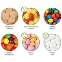 Papierdose Eco Maxi mit Mentos Kaudragees Fruit