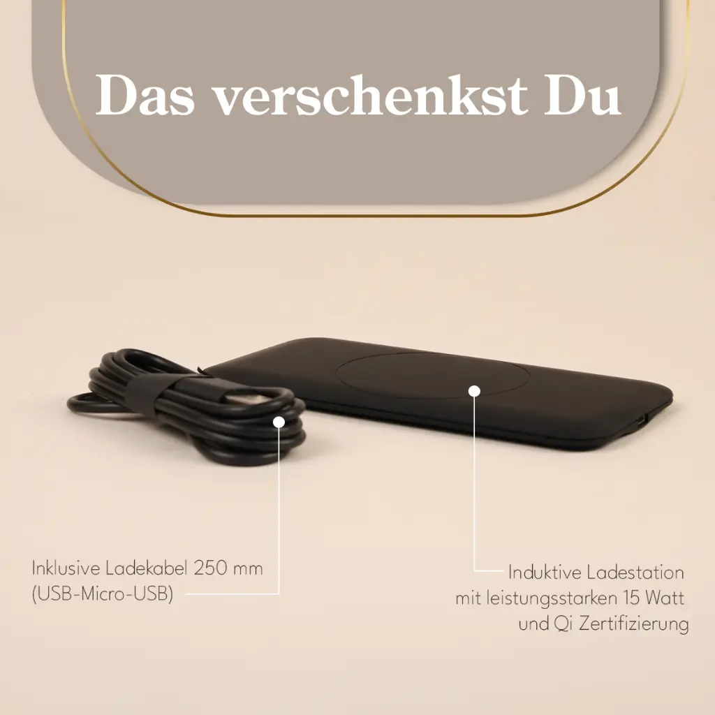 AIR2 Wireless Charger 15 Watt schwarz