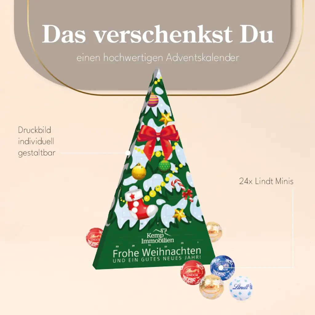 Adventskalender Lindt "Weihnachtsbaum"