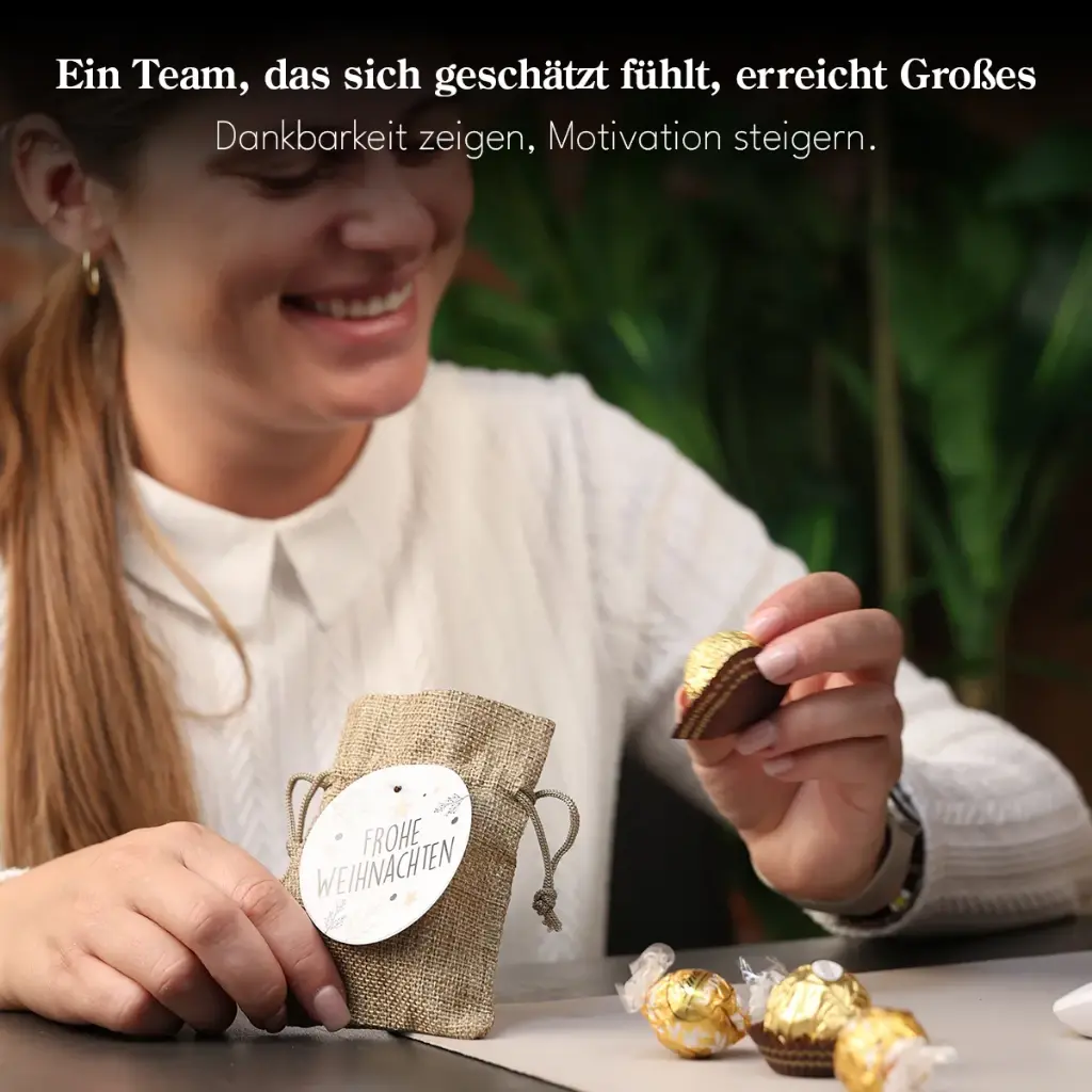 Weihnachtssäckchen - Lindt-Rocher-Mix
