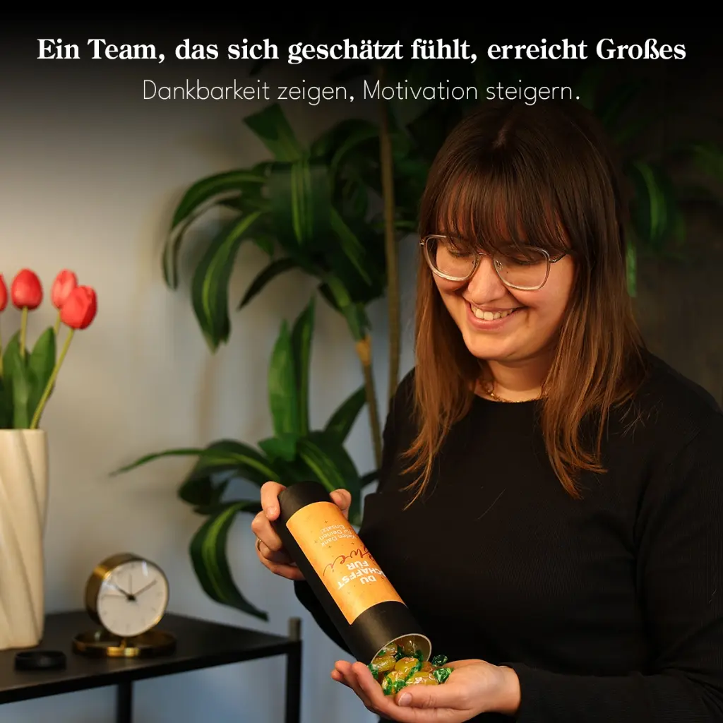 Geschenkhülse "Du schaffst für zwei" - Nimm2