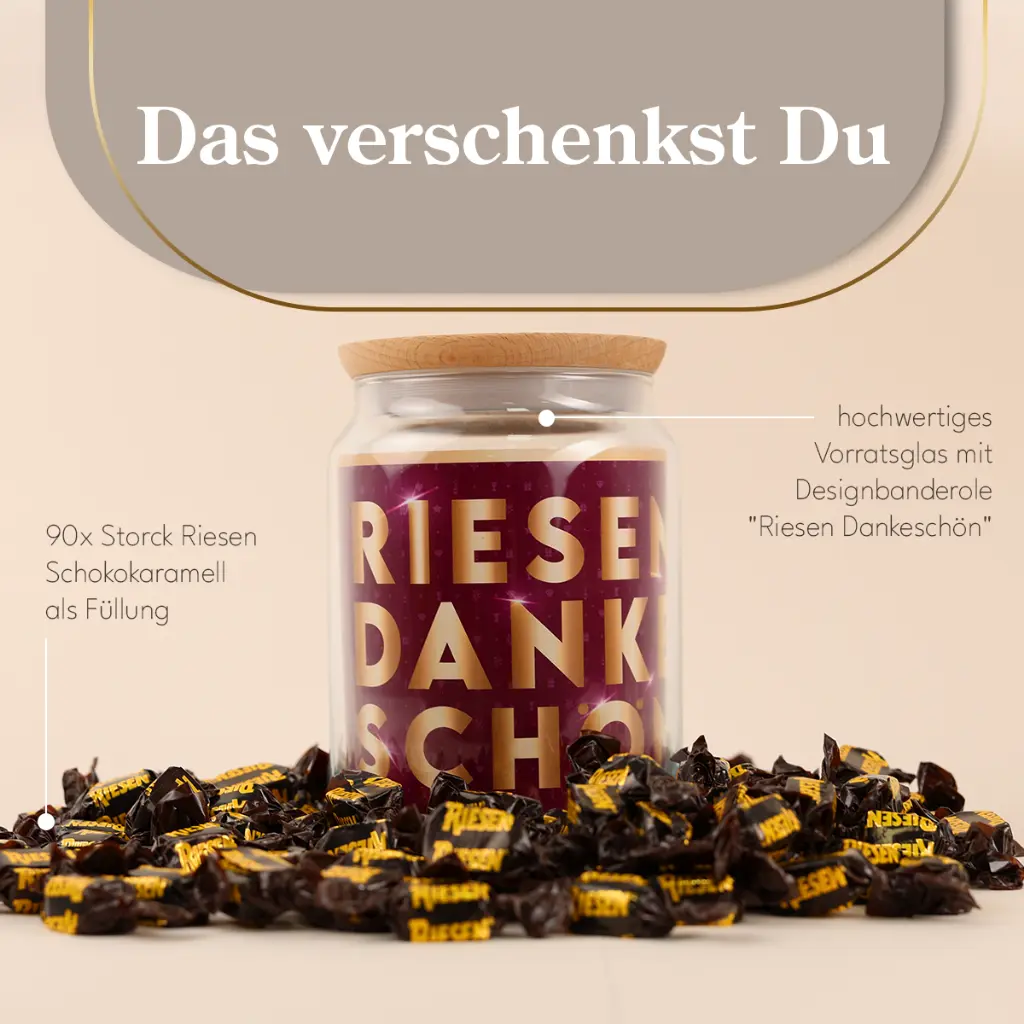 Teamgeschenk XL „Riesen Dankeschön“