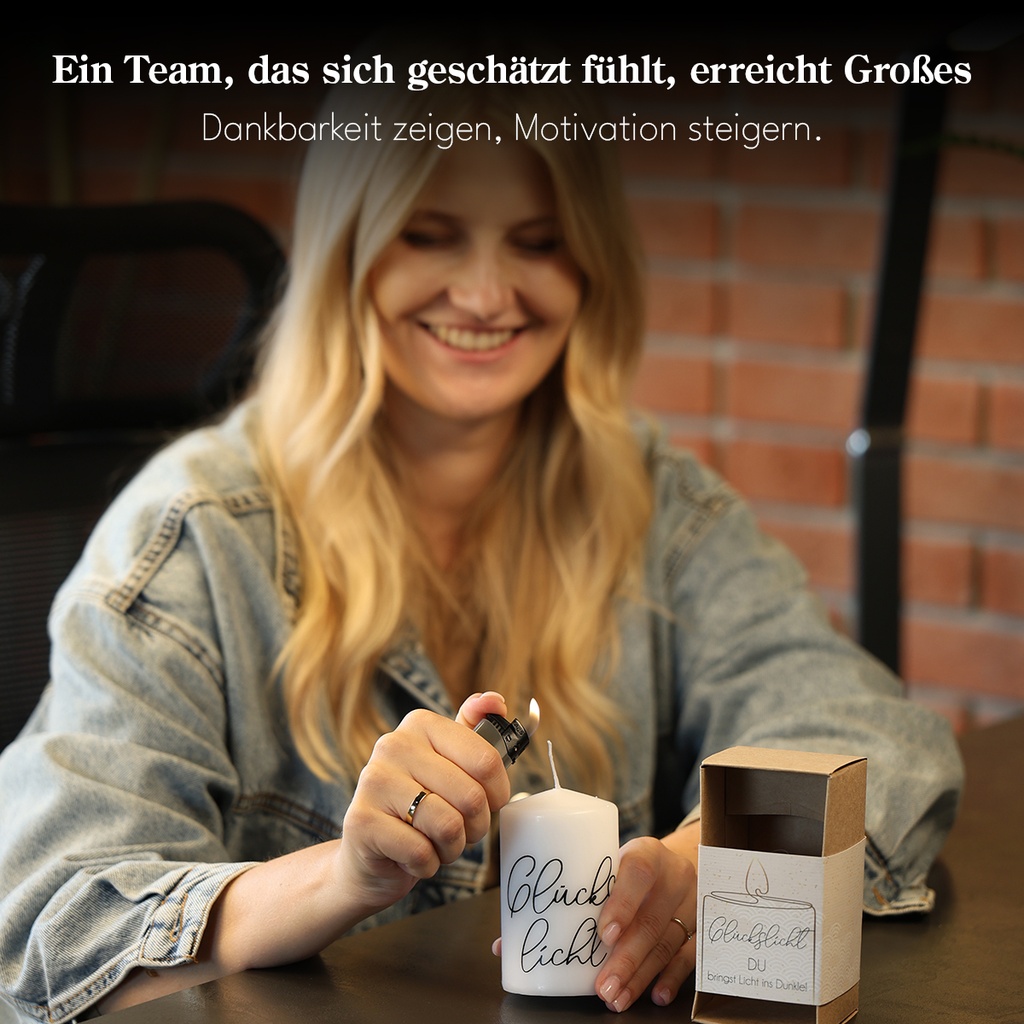 Glückslicht "Du bringst Licht ins Dunkle"