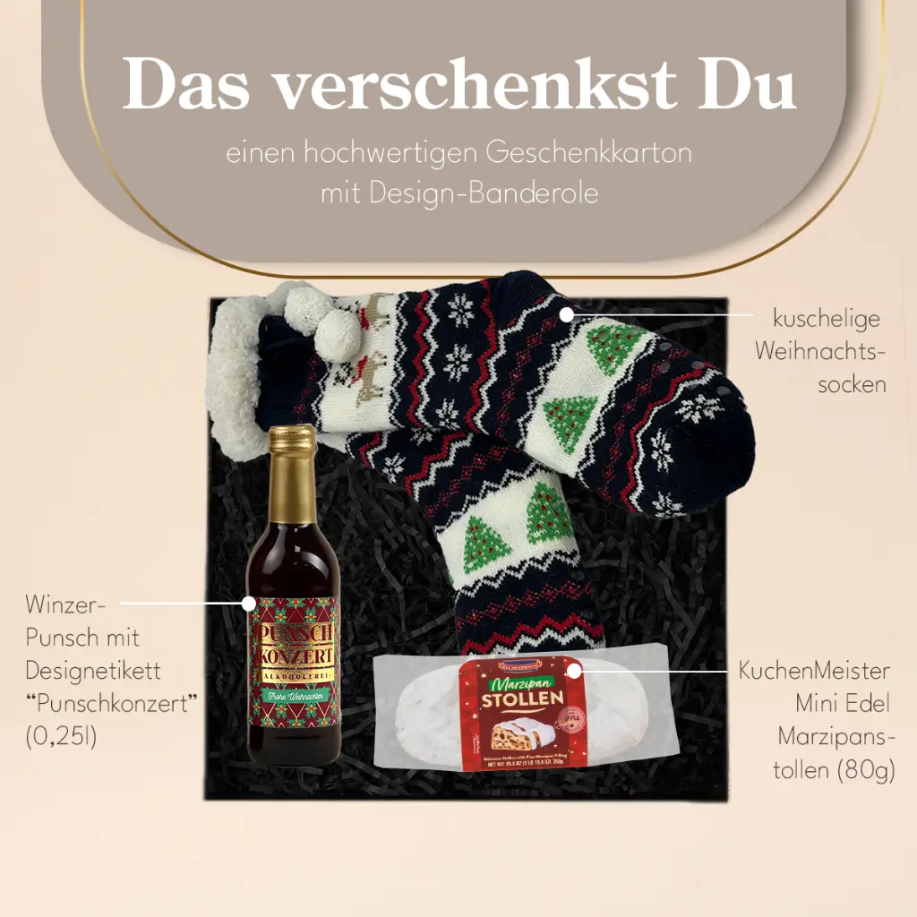 Weihnachtsset Santa´s Kuschelsocken