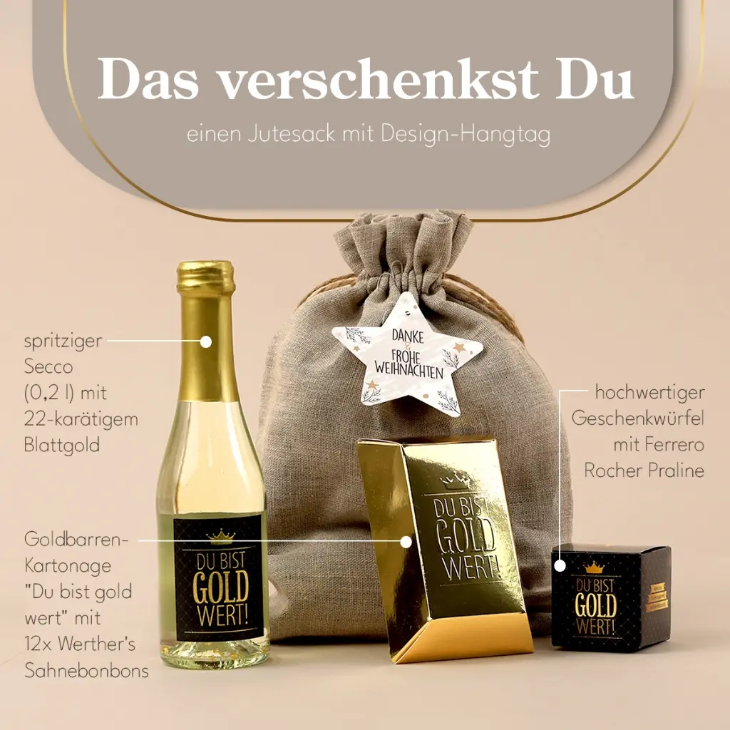Weihnachts-Set "Danke & frohe Weihnachten"