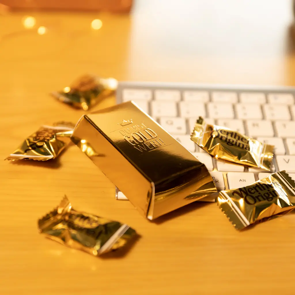 Weihnachts-Set "Du bist Gold wert"