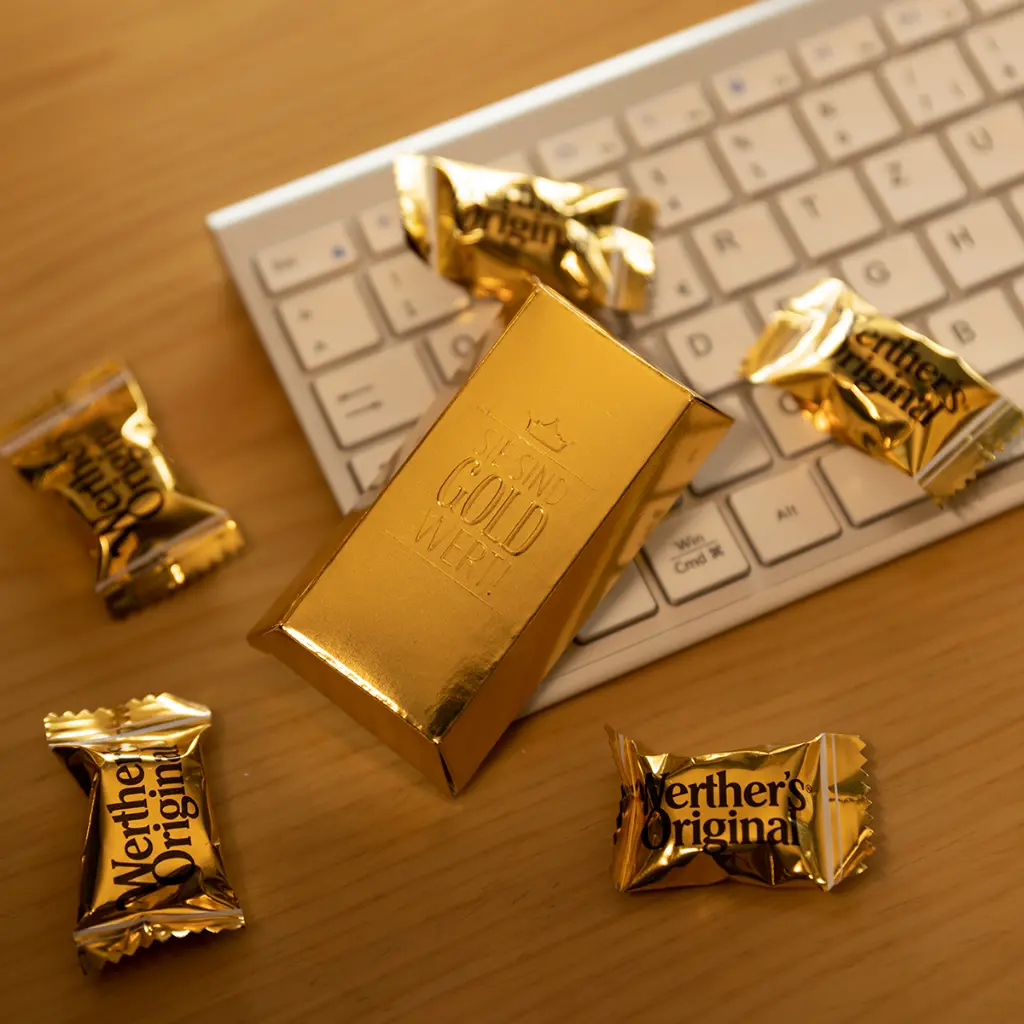 Weihnachts-Set "Sie sind Gold wert"