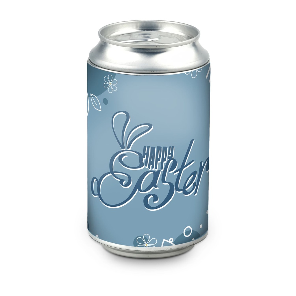 Badesalz-Dose XL 300 g, Earl Grey mit Happy Eastern Etikett