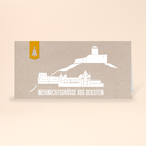 [WP10737] Karte: Skyline modern - Beilstein (Wir gestalten gratis für Dich)