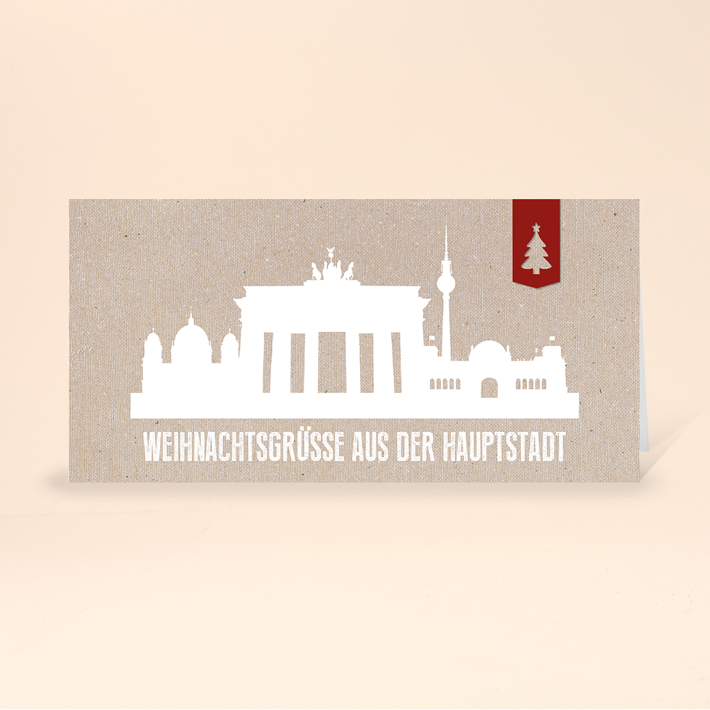 Karte: Skyline modern - Berlin