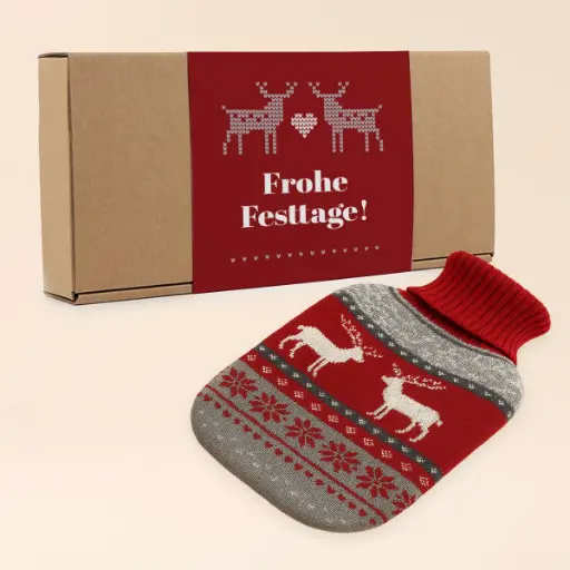 [WP13572] Wärmflasche "Kuschelige Weihnachten"