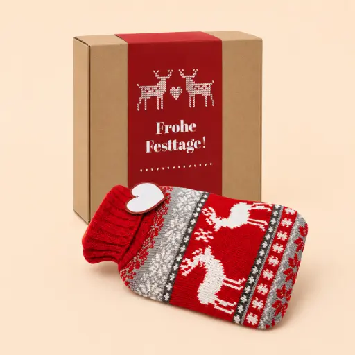 [WP13572] Wärmflasche "Kuschelige Weihnachten"