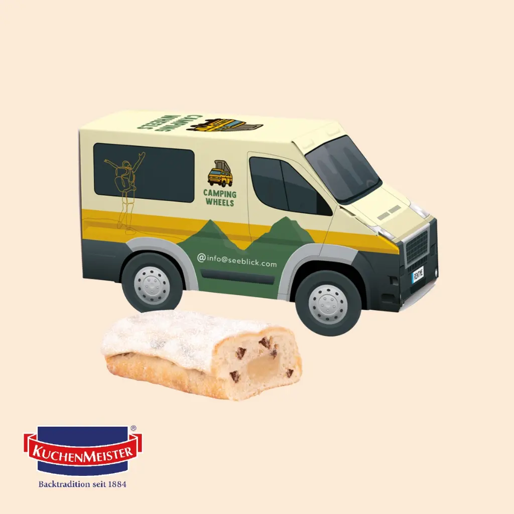 3D-Präsent Transporter, Mini Christstollen 