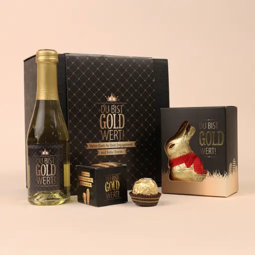 [WP12796] Du bist Gold wert - Geschenkset - Ostern