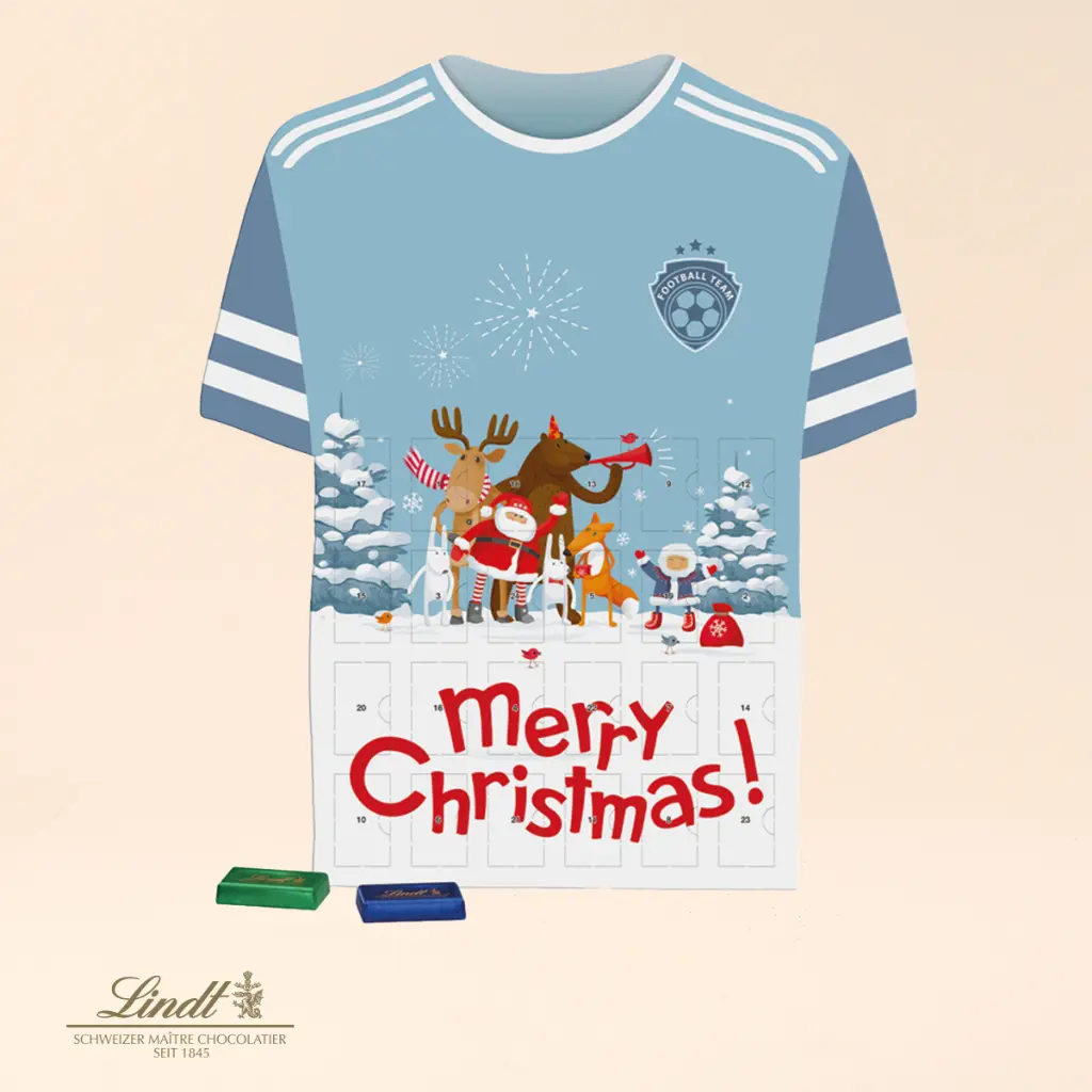 Täfelchen Adventskalender Trikot - Lindt 