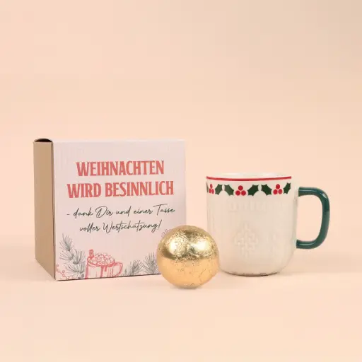 [WP13606] Weihnachtstasse voller Freude