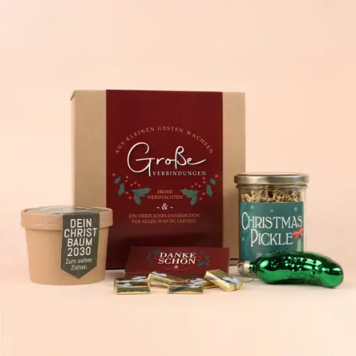 [WP13613] Geschenkset "Weihnachtsbaum-Glück"