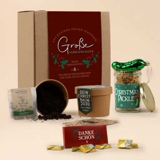 [WP13613] Geschenkset "Weihnachtsbaum-Glück"