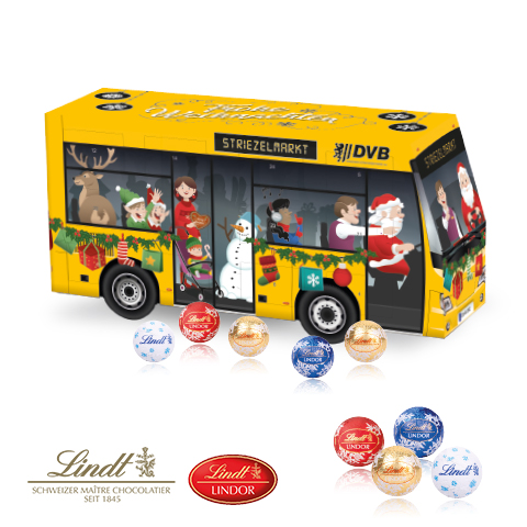 Bus Adventskalender Lindt