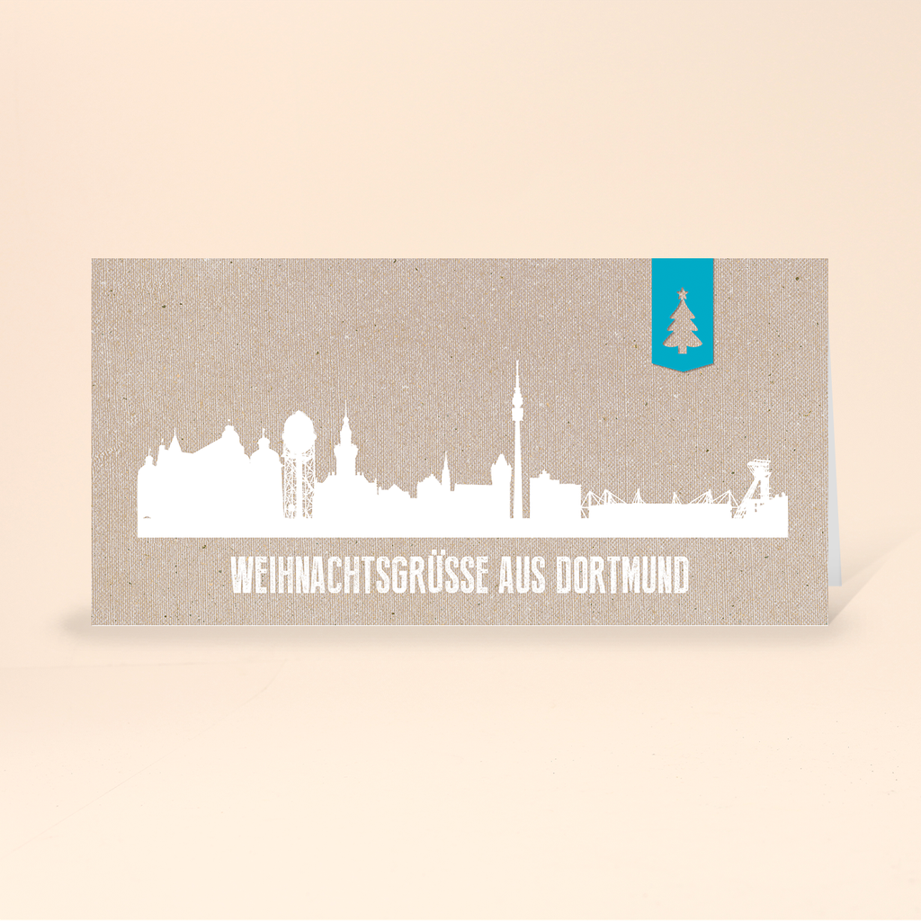 Karte: Skyline modern - Dortmund