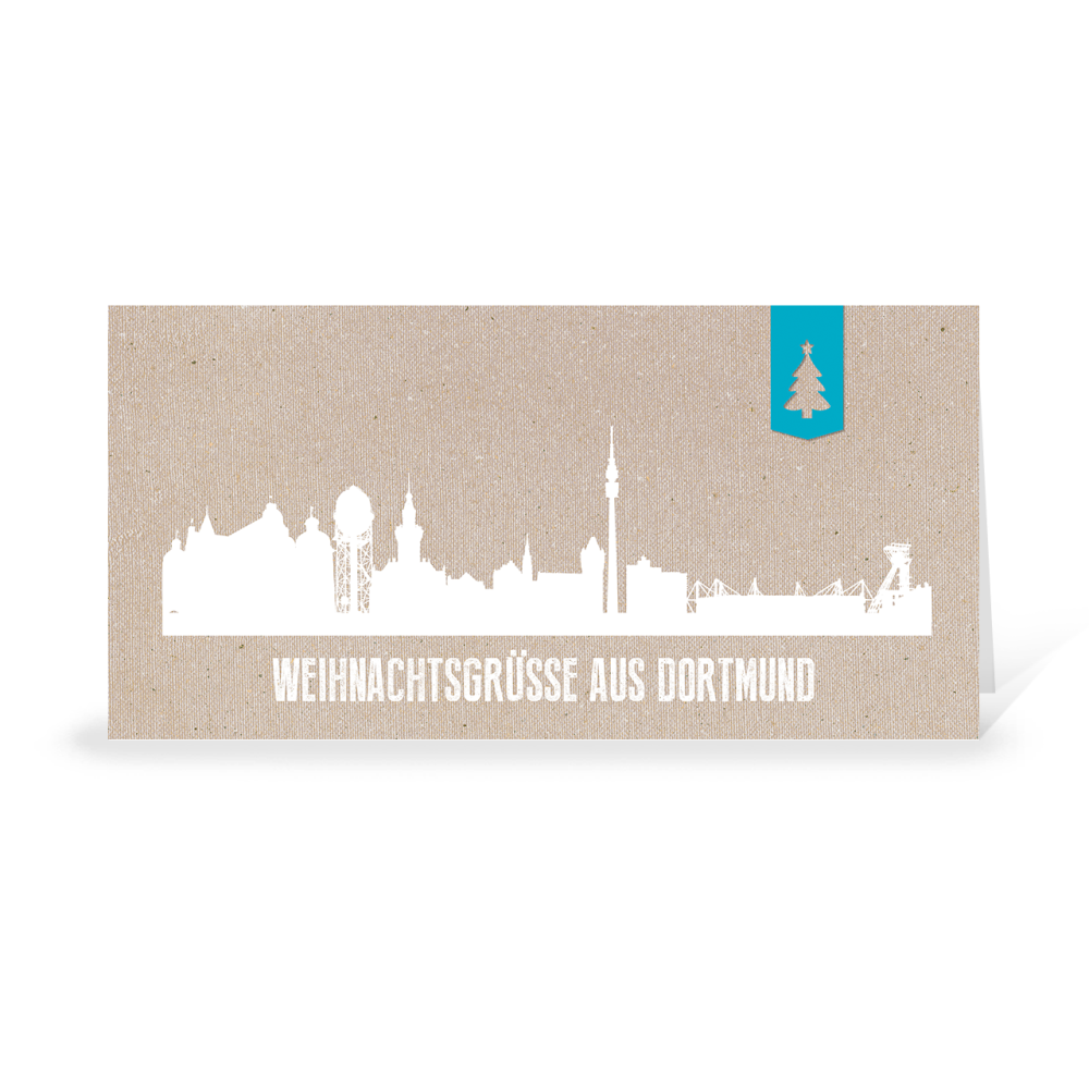 Karte: Skyline modern - Dortmund