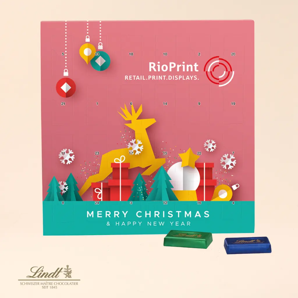 Täfelchen Adventskalender - Lindt