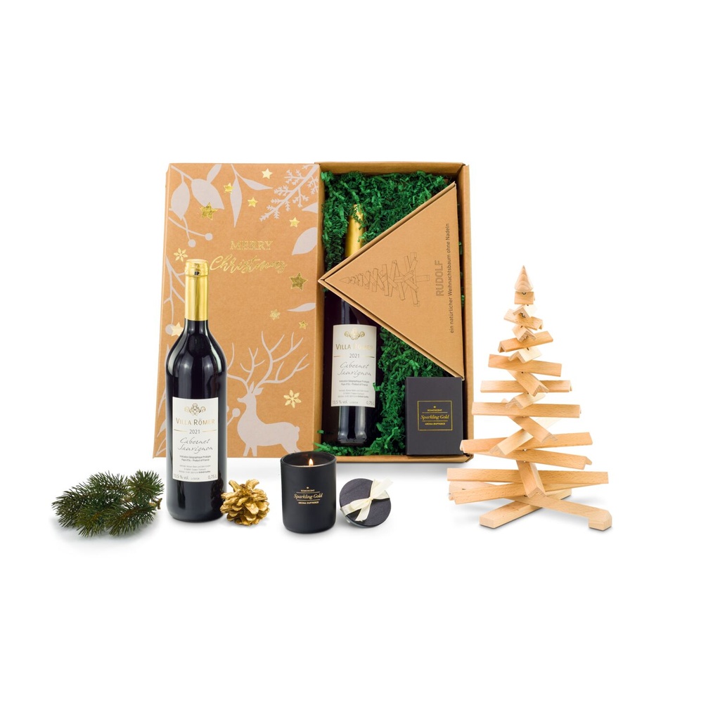 Geschenkset "Wein-Nachts-Baum"